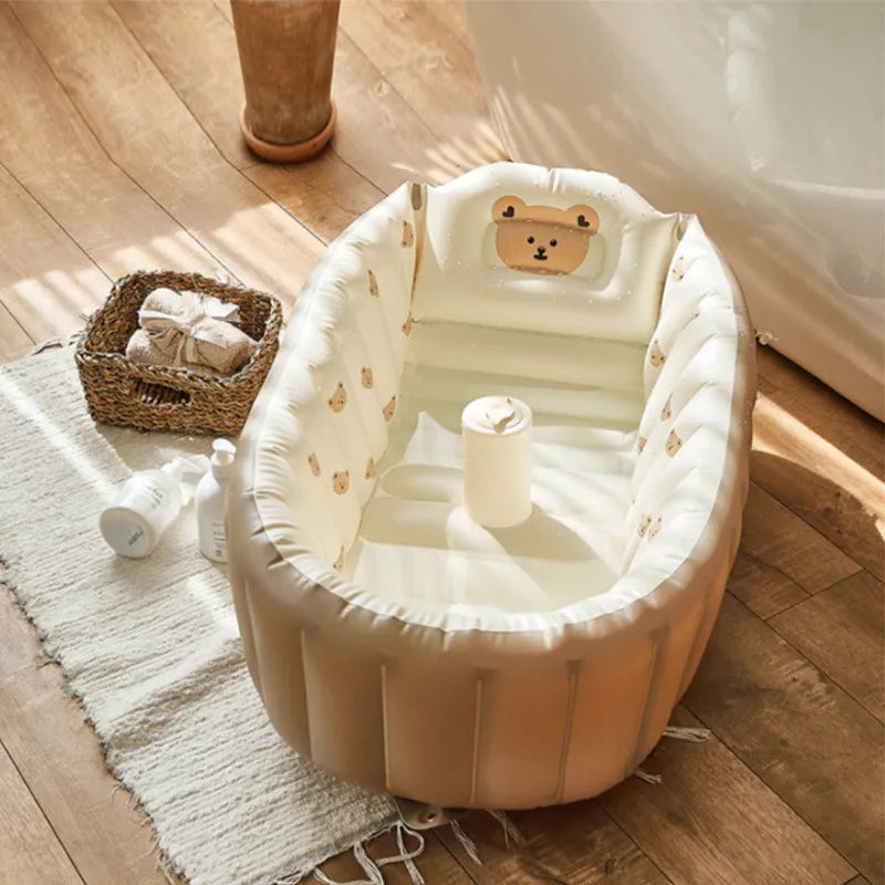 Opblaasbaar Reisbadje voor Baby's – BubbleNest