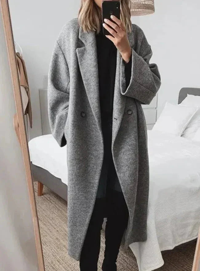 Freya – oversized Kasjmier Mantel
