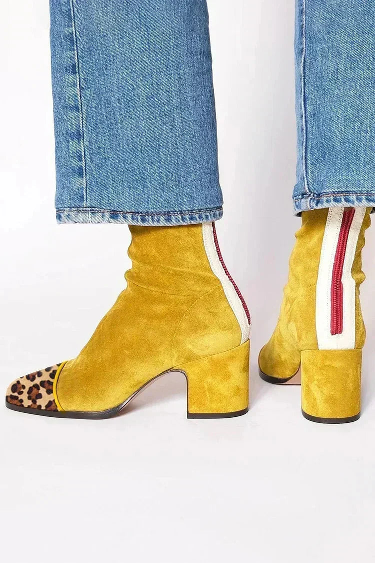 Elegante damesenkellaarsjes met hak