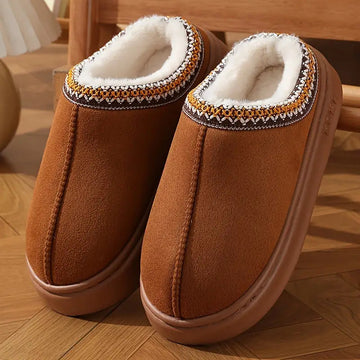Luxe premium Pantoffels Met Bontvoering