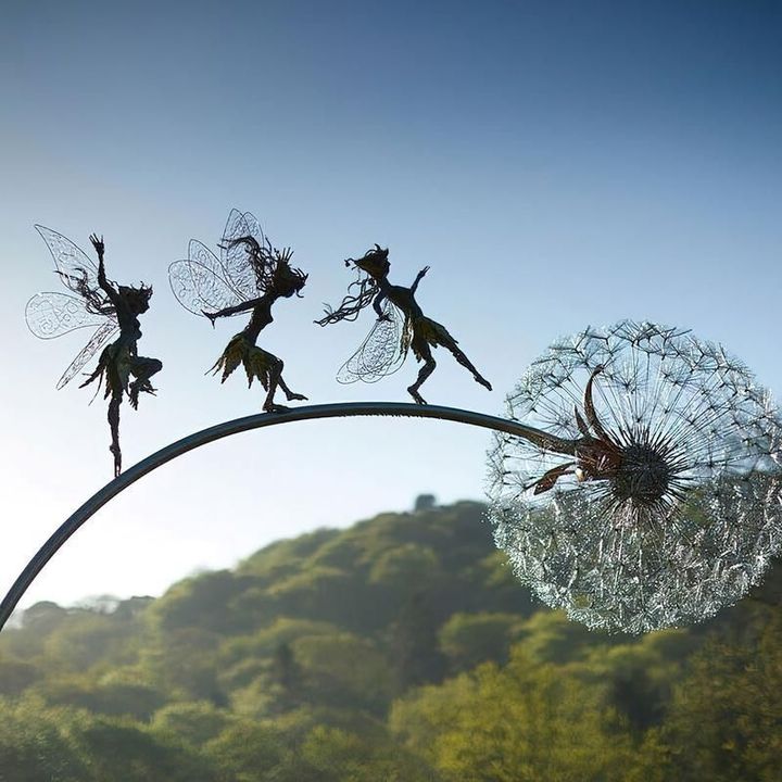 Sprookjesdecoratie voor de tuin
