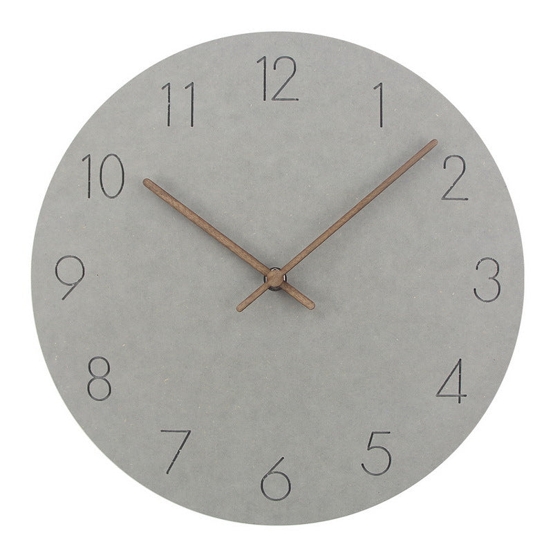 Scandinavische houten wandklok 29 cm