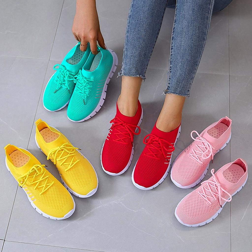 Levendige Mesh Sneakers Voor Dames