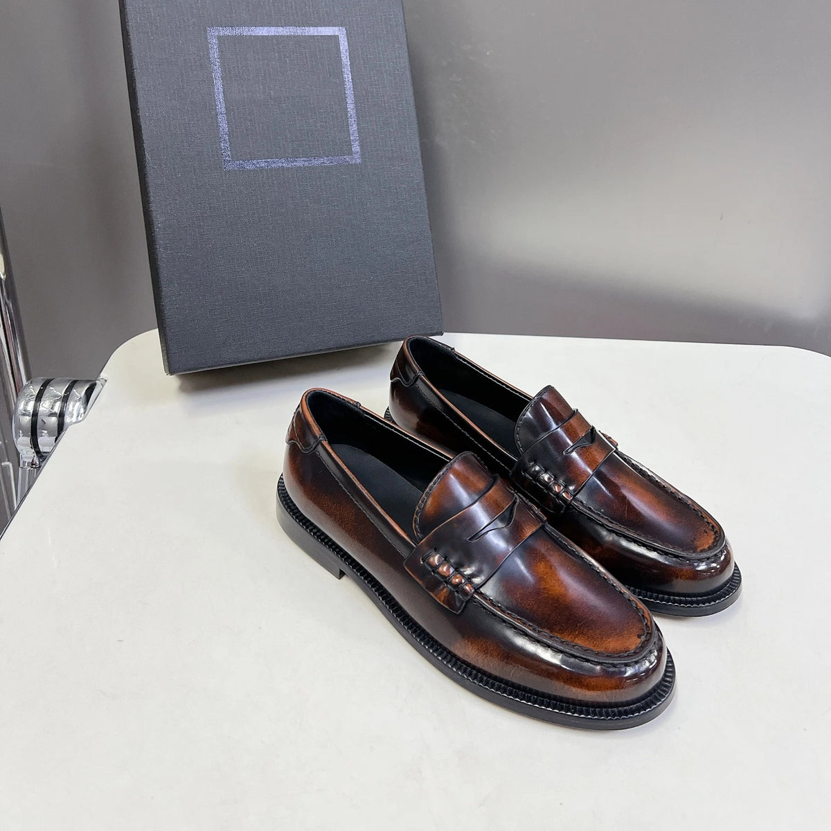 BritLoaf – Stijlvolle Leren Loafers voor Dames