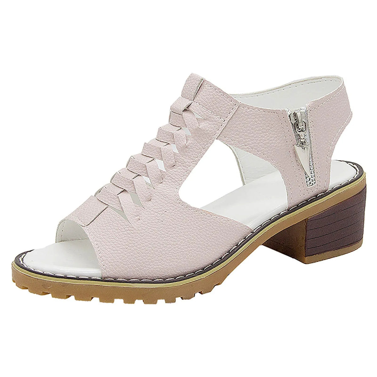 Virelli – Dames Chunky Sandalen met Hollow-Out Design