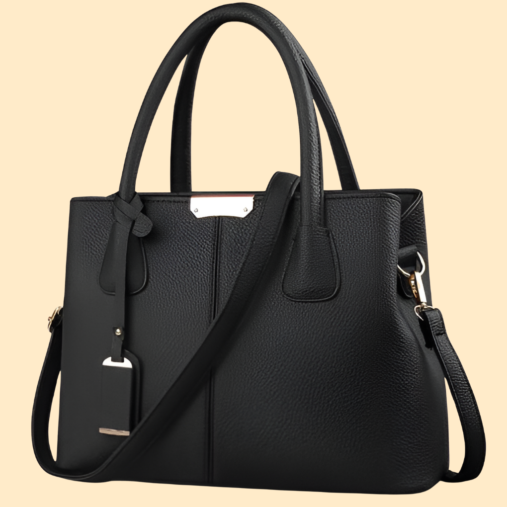 Elegante leren schoudertas voor dames