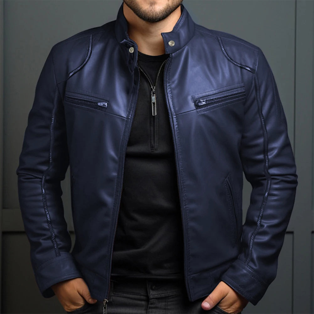 RideGear – Stijlvolle Retro Motorjack voor Heren