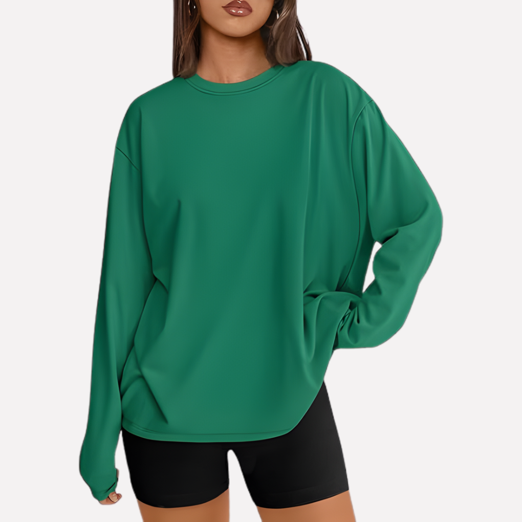 Vrouwen oversized shirt met lange mouwen