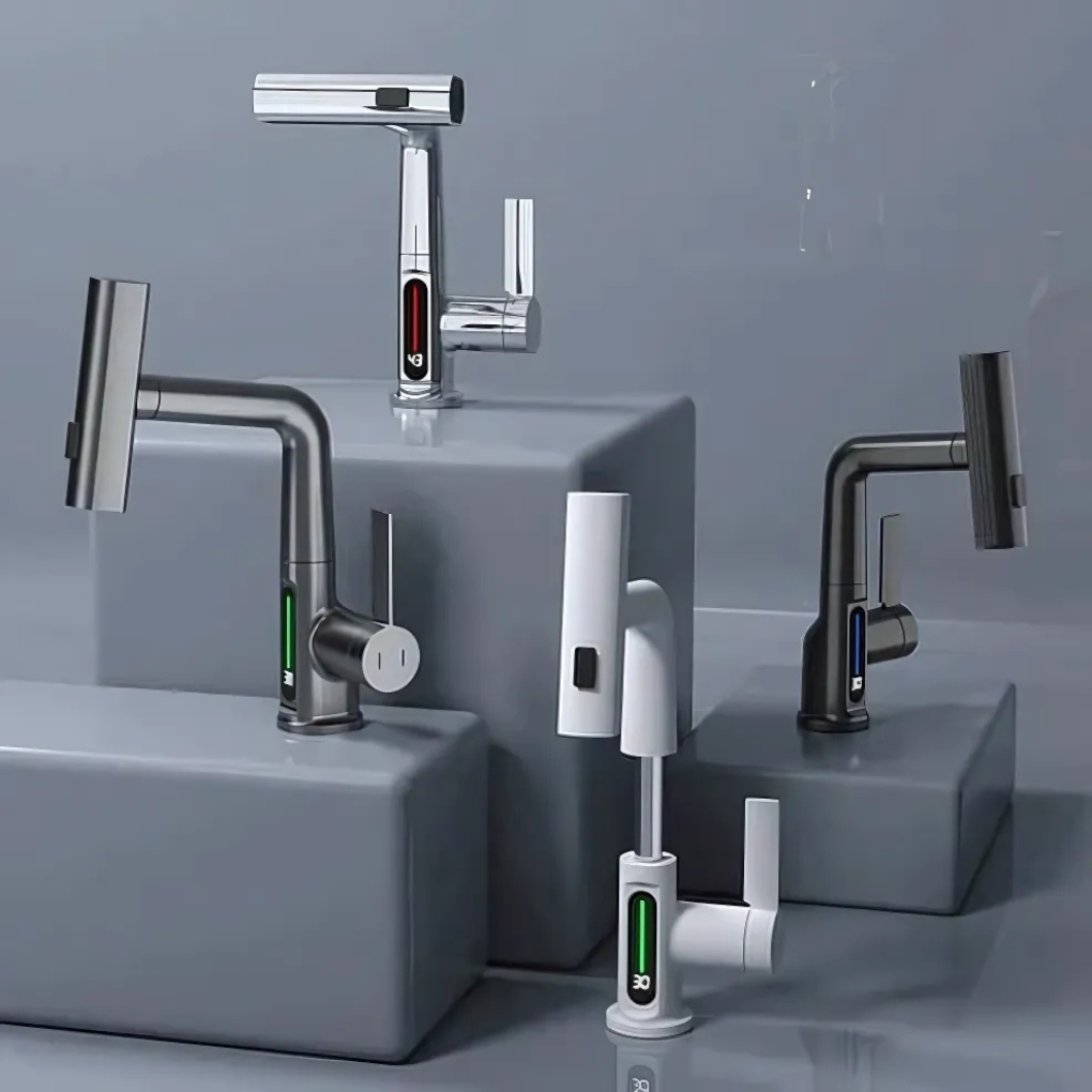 Flexibele LED-kraan voor keuken en badkamer