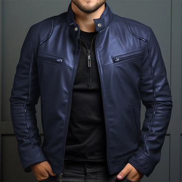 RideGear – stijlvolle retro motorjack voor heren
