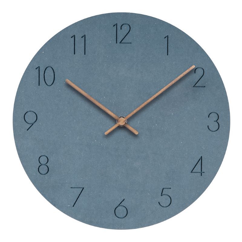 Scandinavische houten wandklok 29 cm