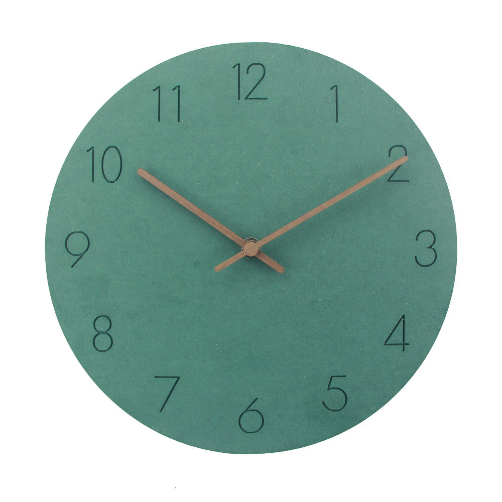 Scandinavische houten wandklok 29 cm