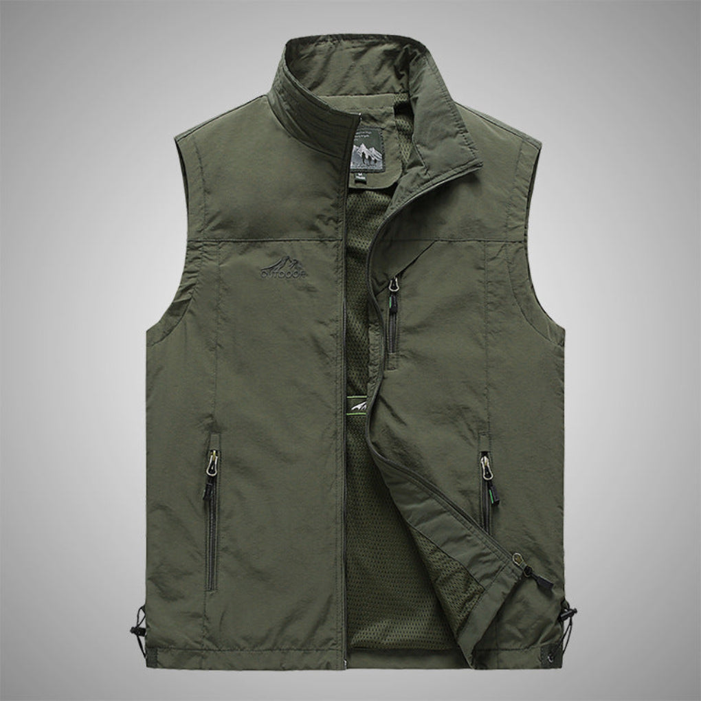 Comfortabele outdoor bodywarmer voor heren