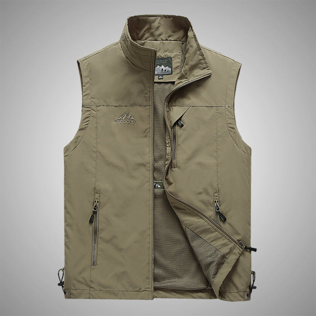 Comfortabele outdoor bodywarmer voor heren
