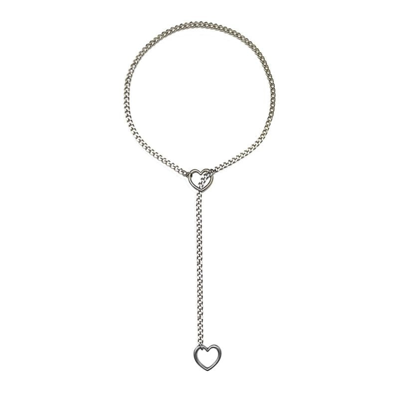 Gothic-Punk Hartvormige Ketting