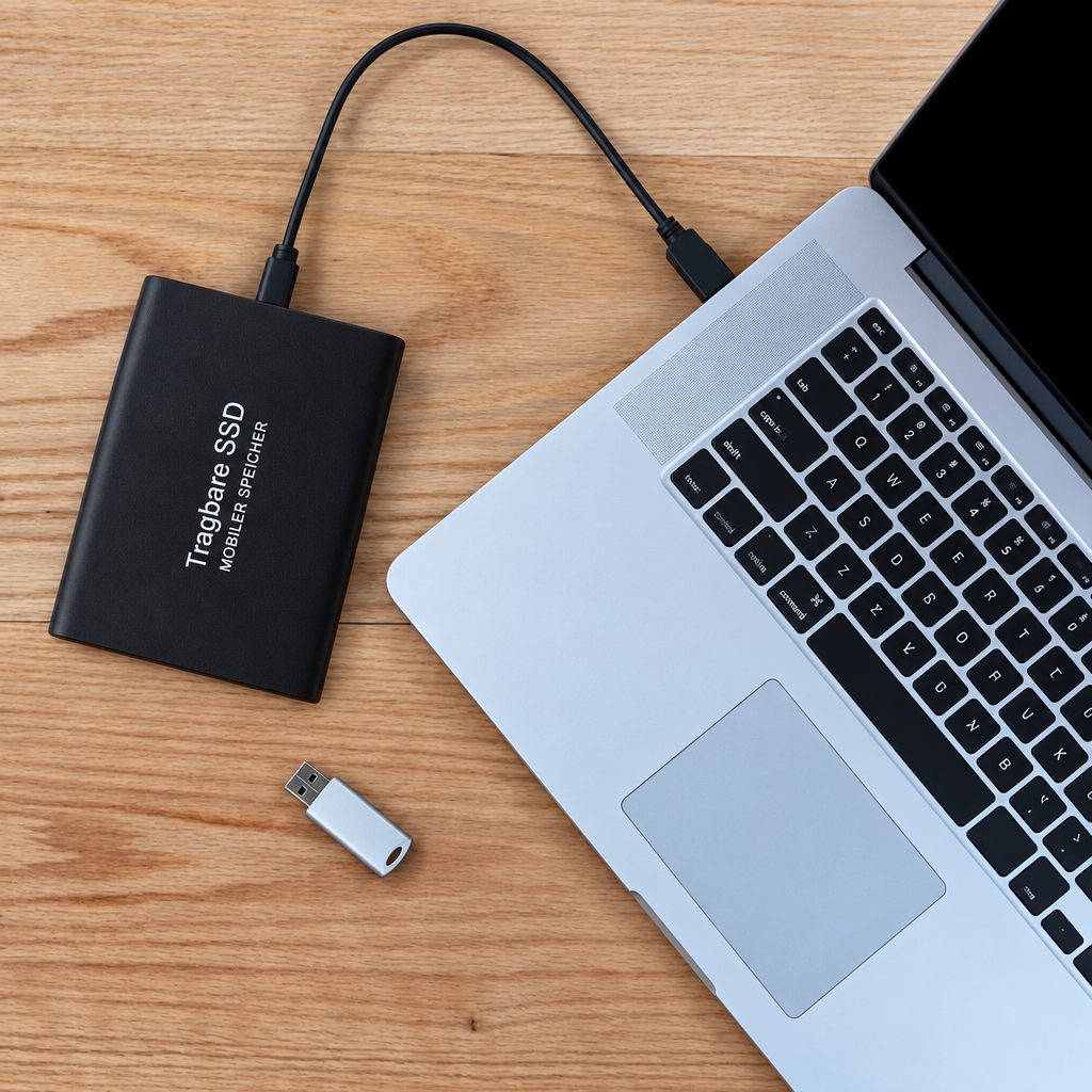 Draagbare 30 TB SSD met robuuste behuizing