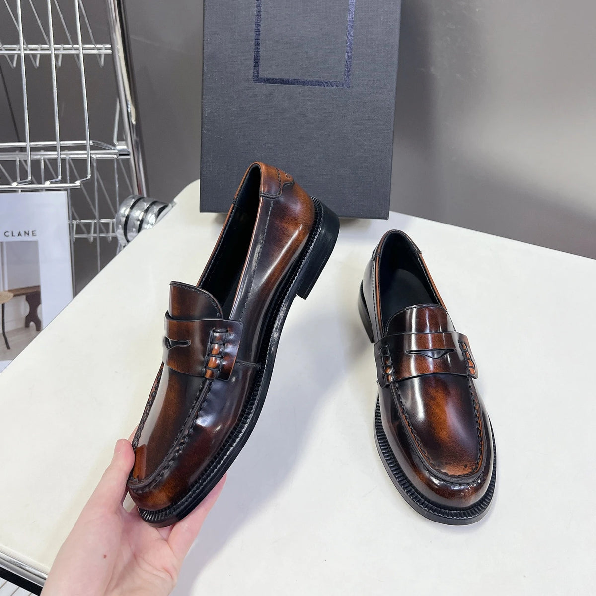 BritLoaf – Stijlvolle Leren Loafers voor Dames