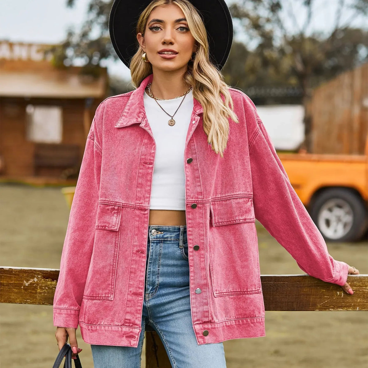 DenimCharm – klassiek vintage denim jack voor dames