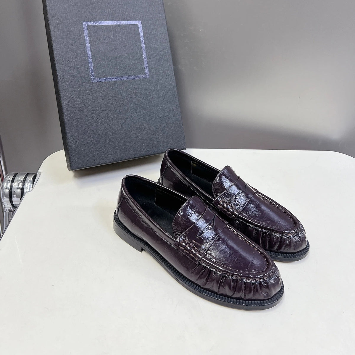 BritLoaf – Stijlvolle Leren Loafers voor Dames