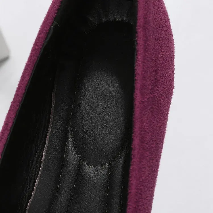 Dames Slip-On Platforms met Strikdetail
