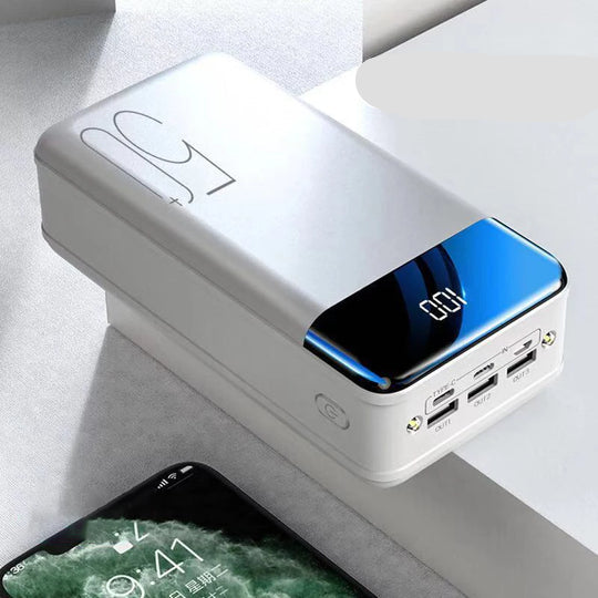 Voltaro Powerbank 50.000 mAh | Ultrasnel Opladen | Voor Laptop, Tablet en Smartphone | Compact en Extreem Krachtig
