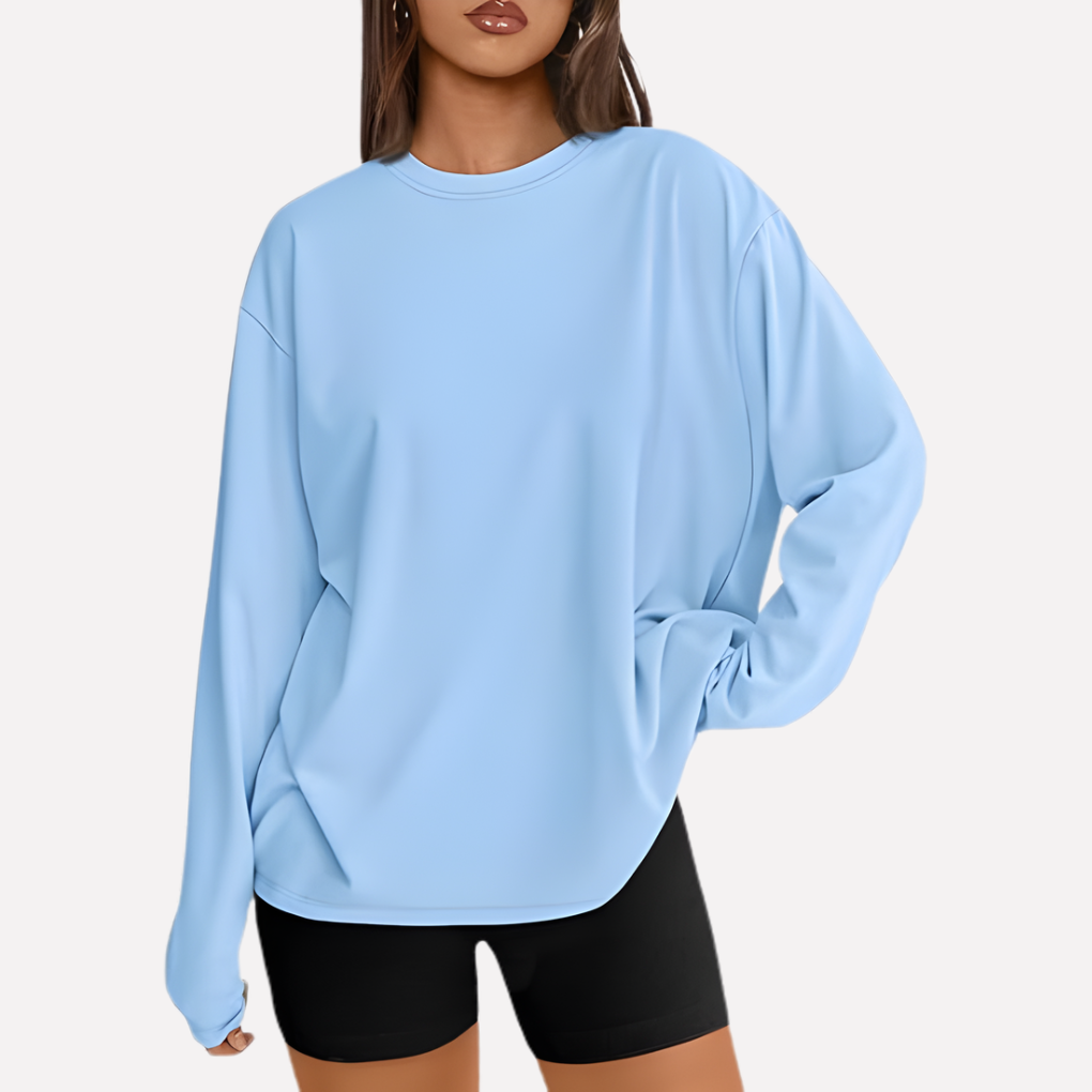 Vrouwen oversized shirt met lange mouwen
