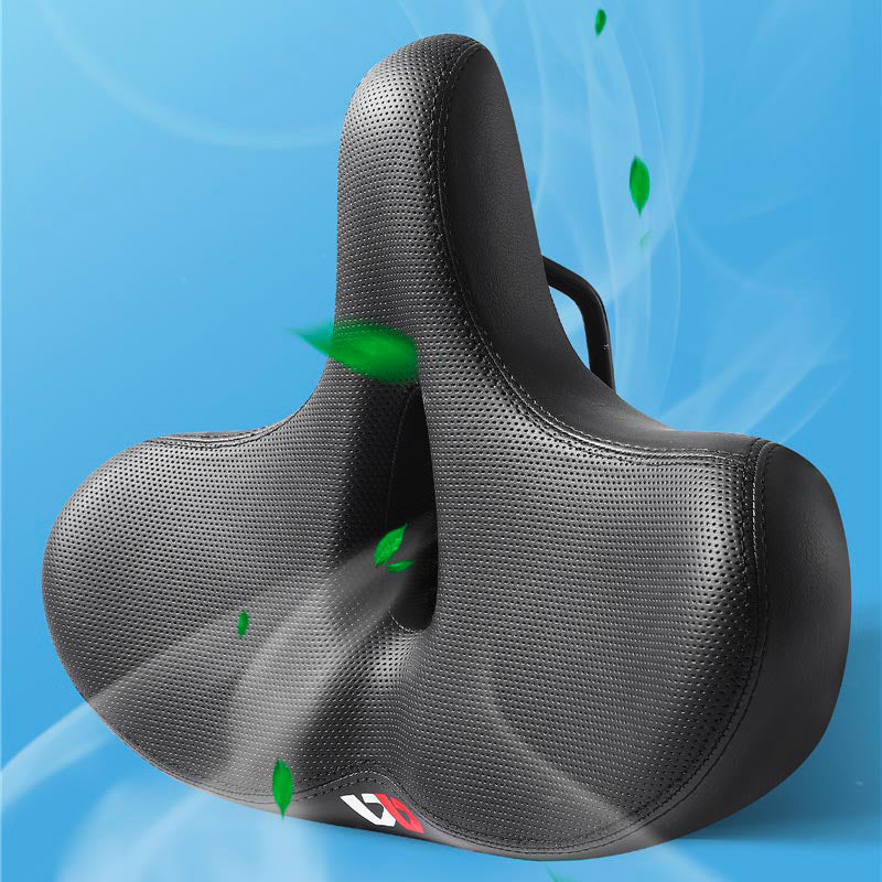 Ergonomisch en Breed Fietszadel met Extra Padding voor Optimaal Comfort