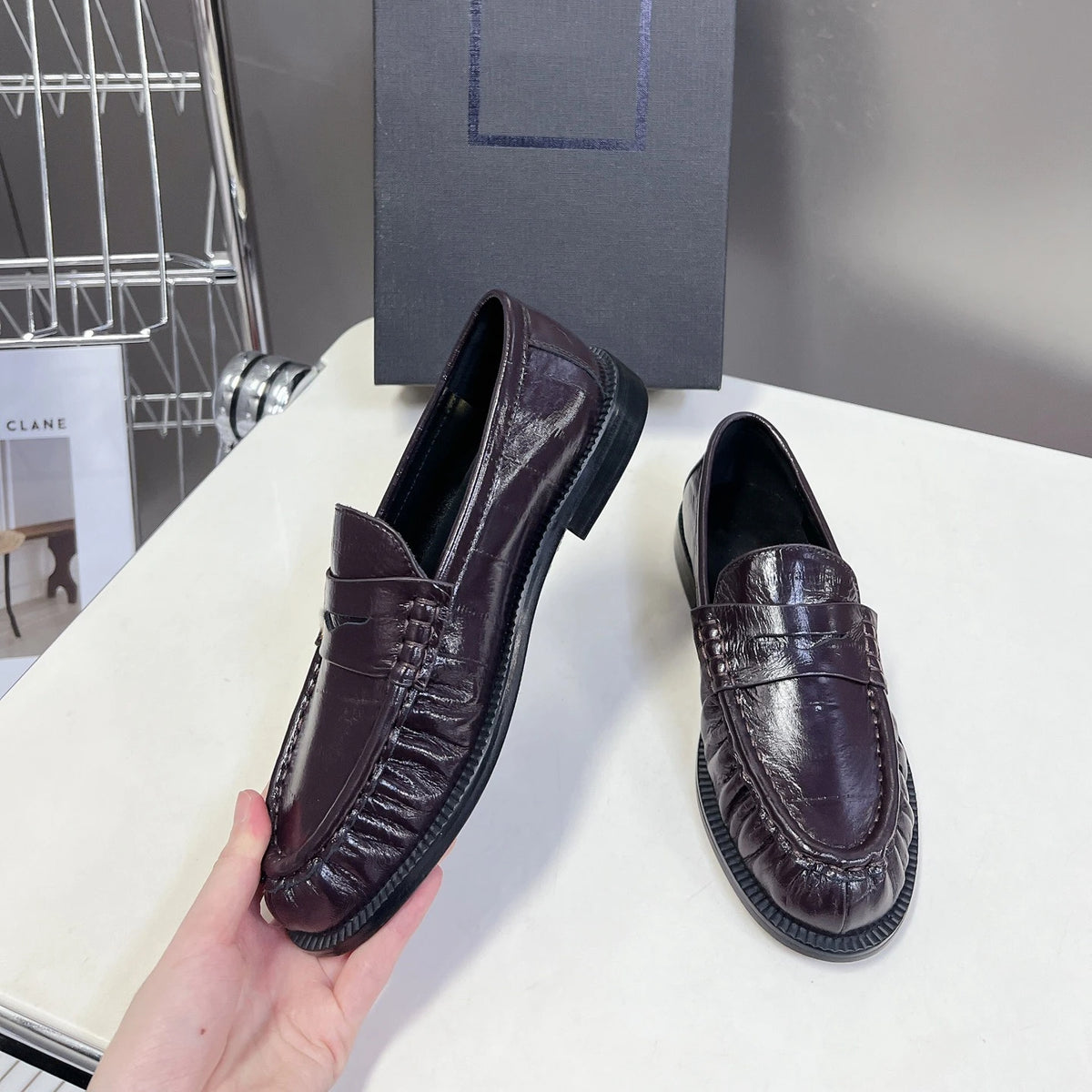 BritLoaf – Stijlvolle Leren Loafers voor Dames