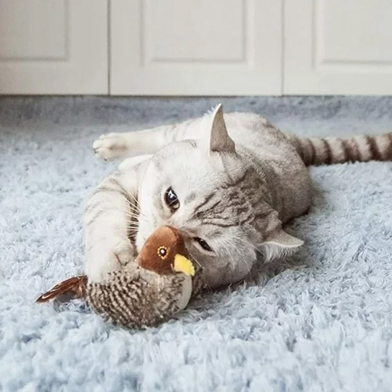 Decoratieve vogel met tjilpgeluid