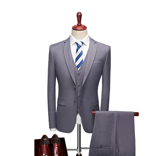 Jonah – luxe 3-delig Slim Fit Pak Heren