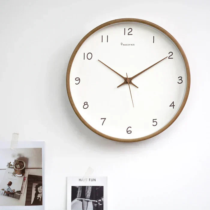 Elegante en Stille Wandklok – Voor een Rustige en Stijlvolle Woonruimte