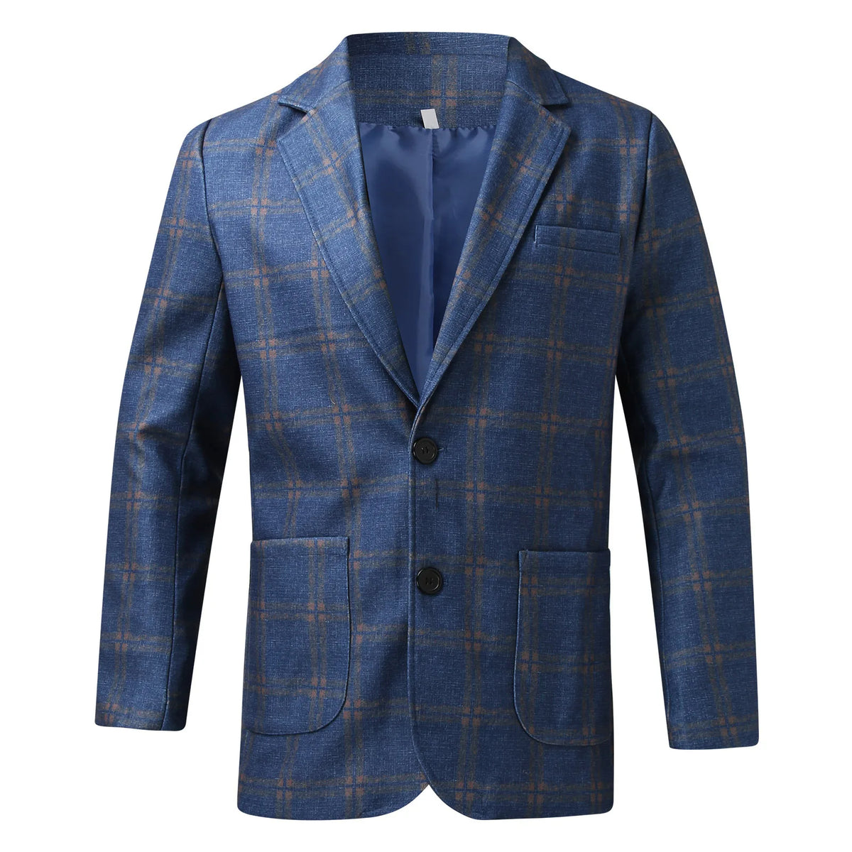 Vintage Heren Blazer met Ruitenprint