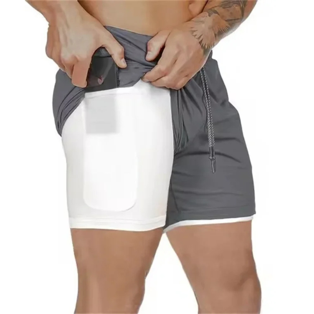 DraftFlex – 2-in-1 sportshort voor mannen