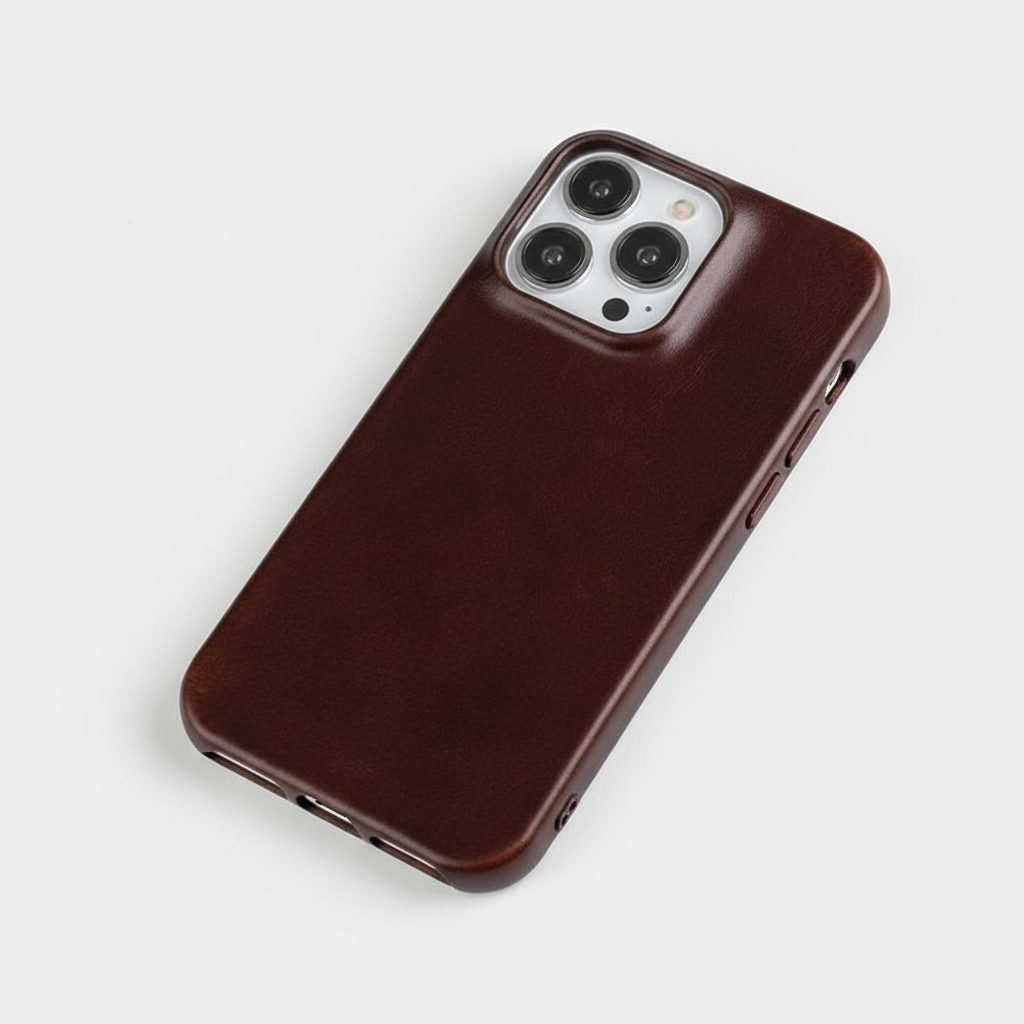 Hoesje in leerlook voor iPhone 13 tot 16