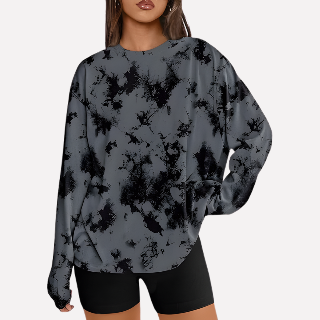 Vrouwen oversized shirt met lange mouwen