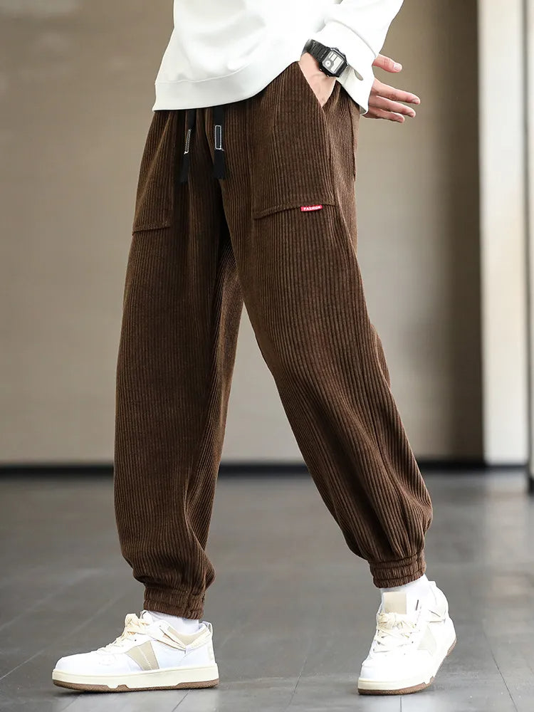 Comfortabele Corduroy Sweatpants voor Heren