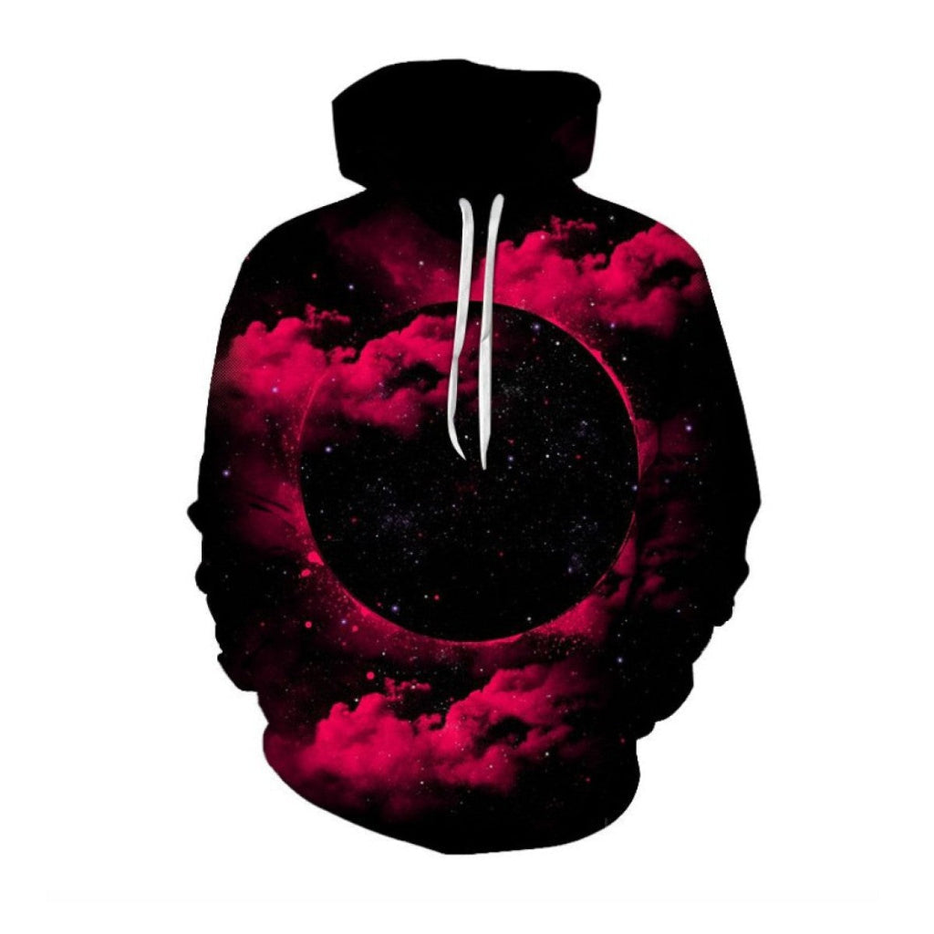 Sweatshirt met 3D-print van sterrenhemel