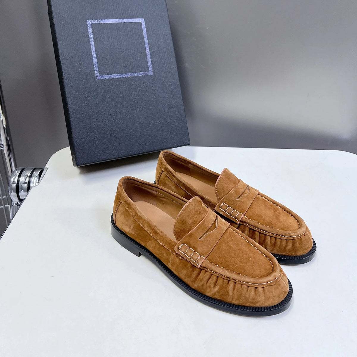 BritLoaf – Stijlvolle Leren Loafers voor Dames
