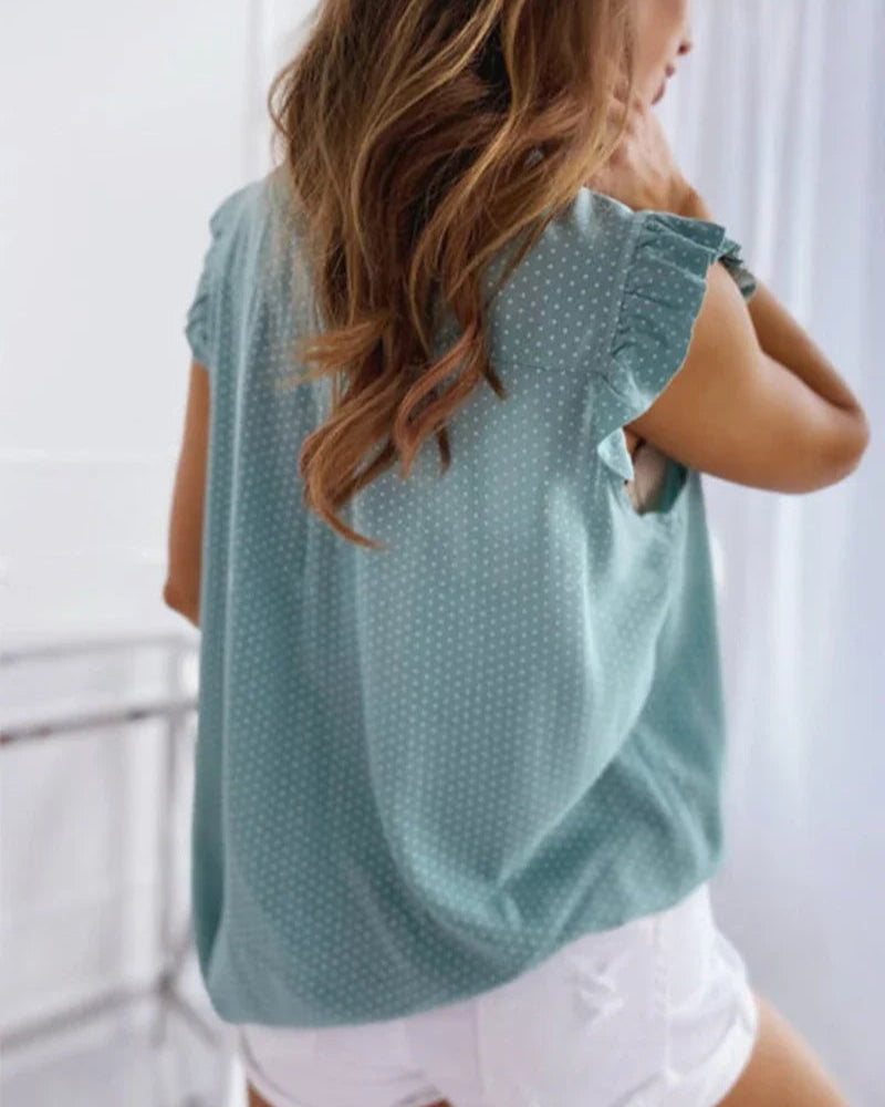 Blouse met strikdetail voor dames
