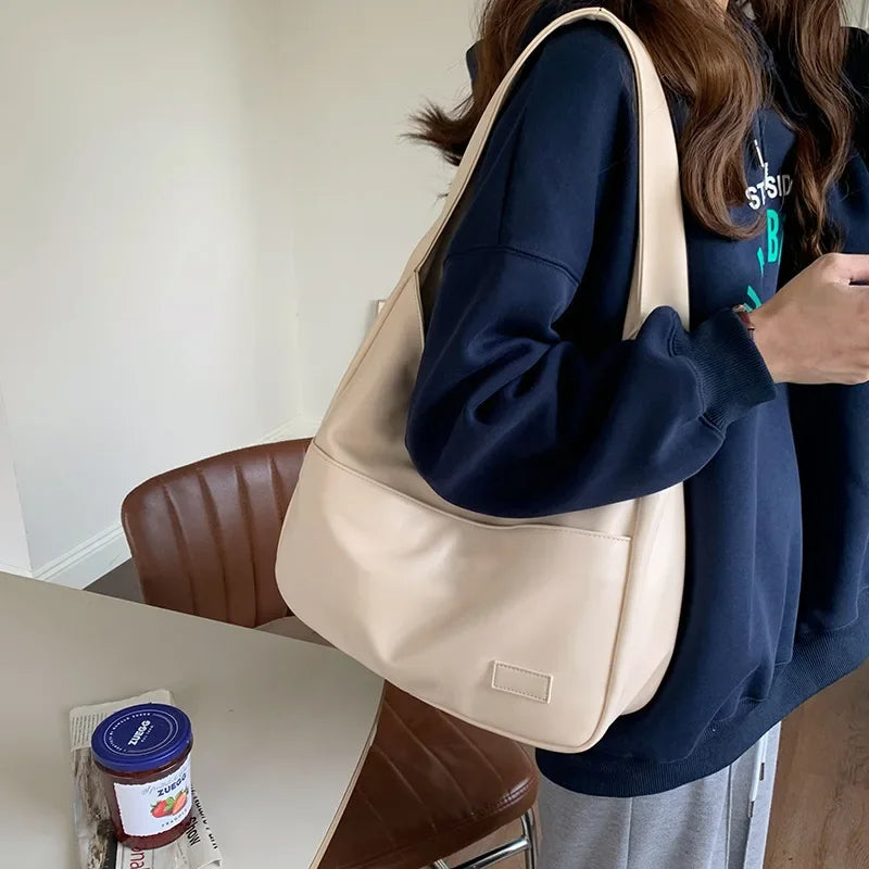 Vintage Hobo Schoudertas met Grote Capaciteit