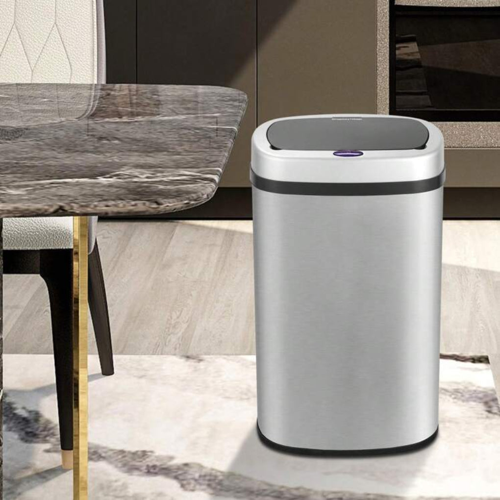 RVS Automatische Contactloze Keuken & Badkamer Sensor Prullenbak 15L