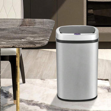 RVS Automatische Contactloze Keuken & Badkamer Sensor Prullenbak 15L