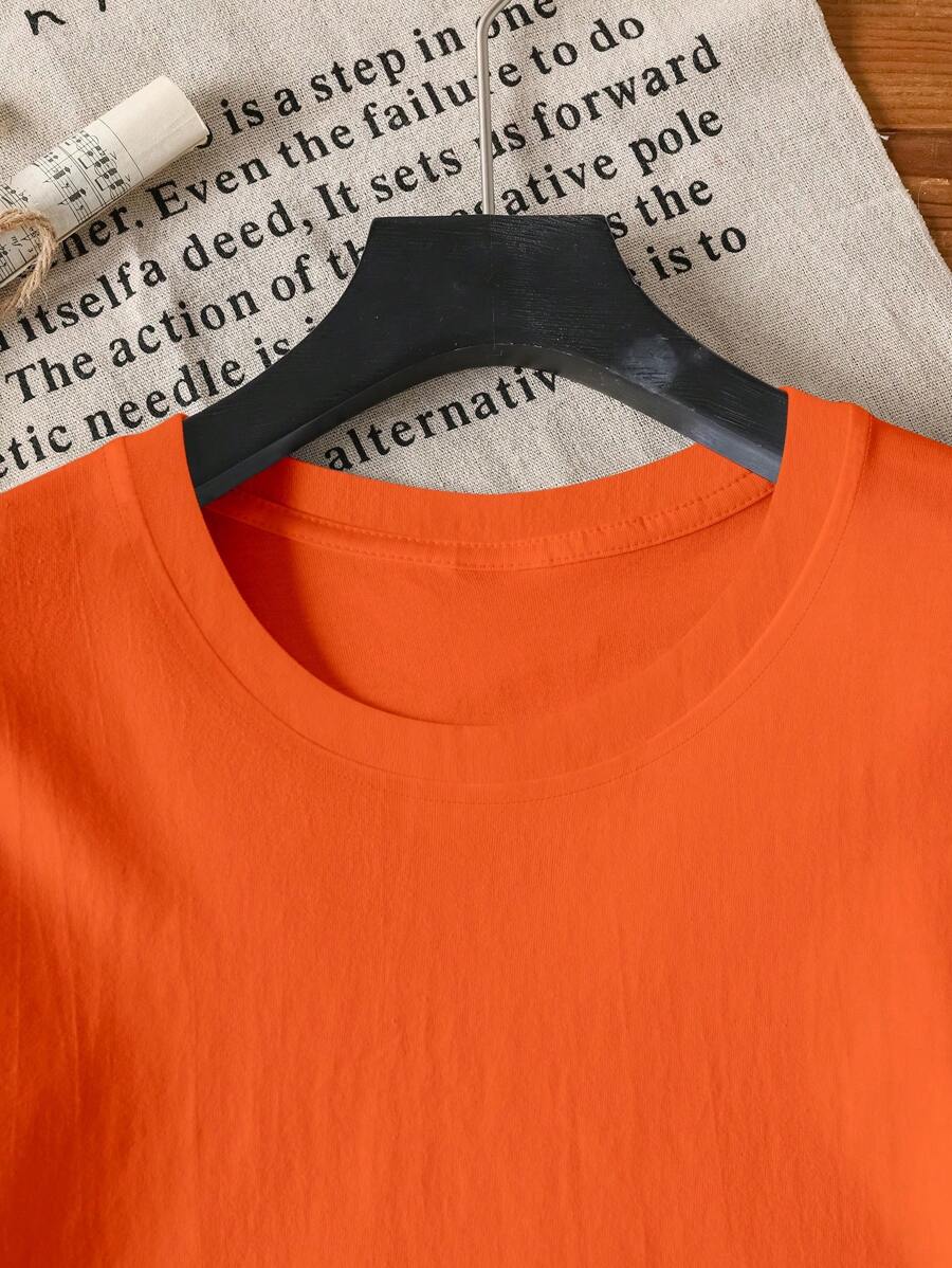 Vintage Letterprint T-shirt voor Vrouwen