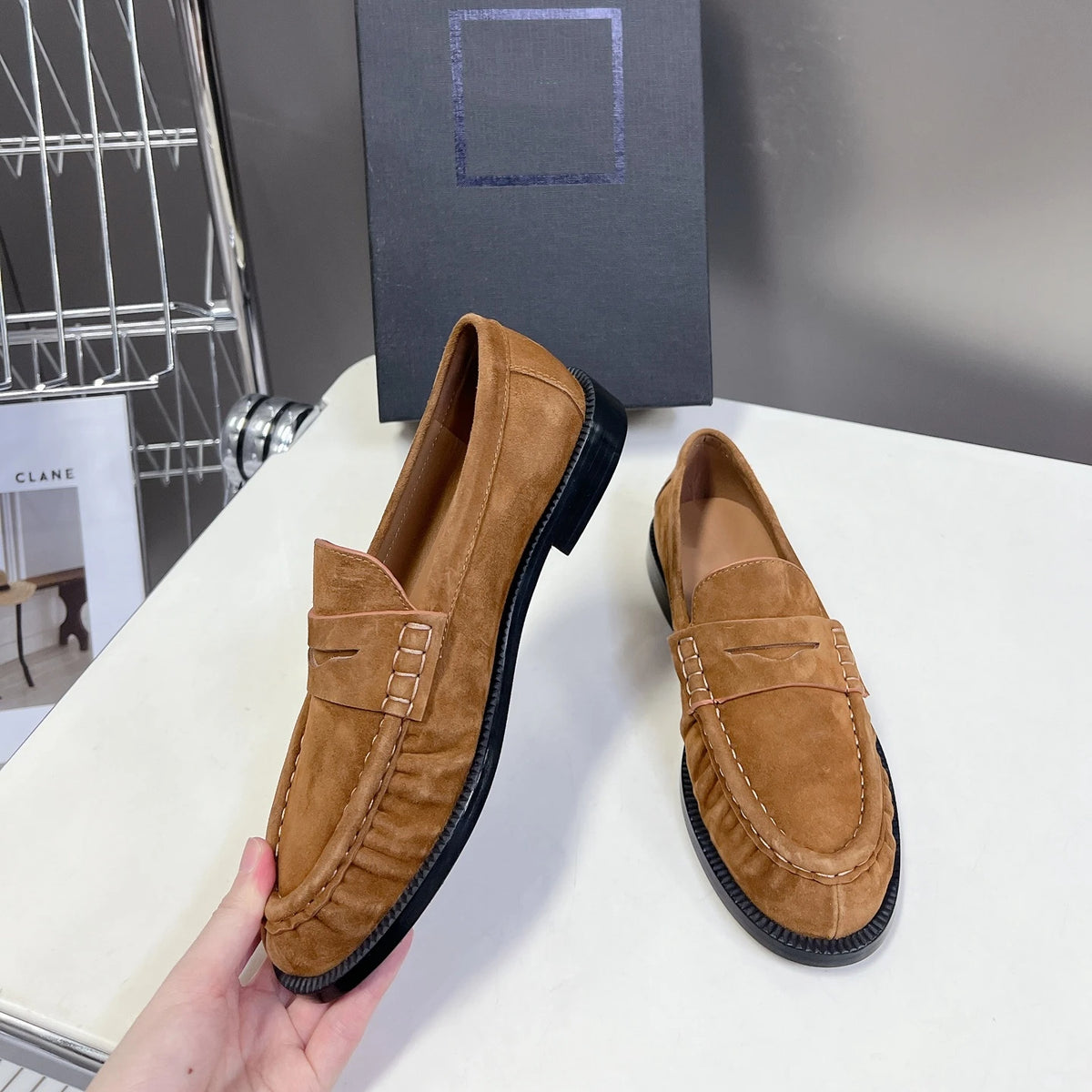 BritLoaf – Stijlvolle Leren Loafers voor Dames