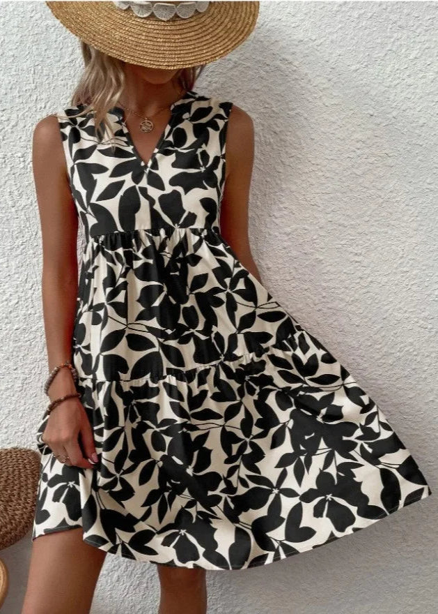 Elsie – Elegante Zomerjurk met V-hals