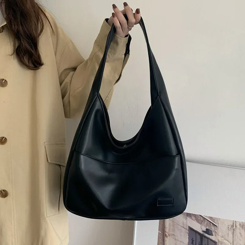 Vintage Hobo Schoudertas met Grote Capaciteit