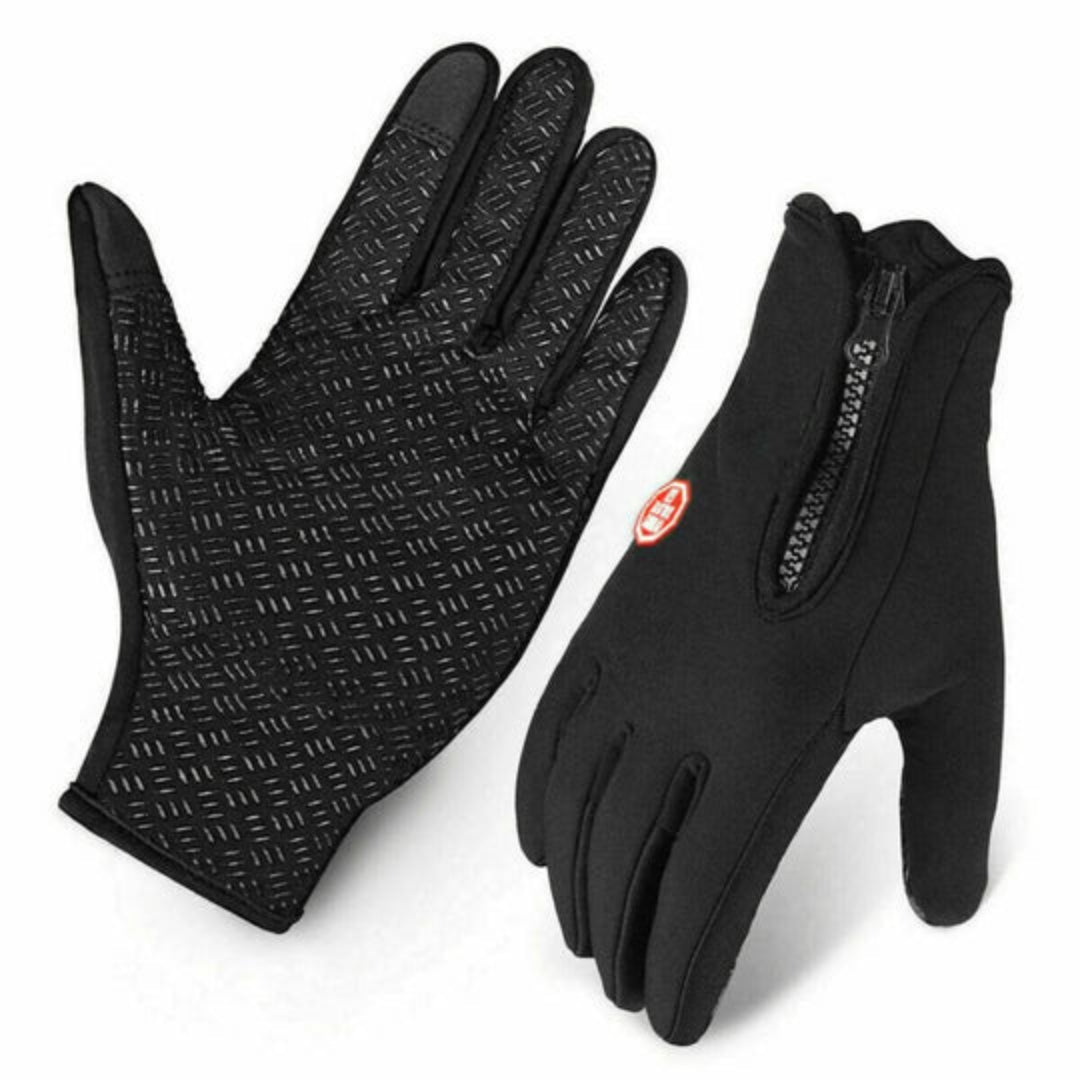 Verwarmde waterafstotende handschoenen met touchscreenfunctie