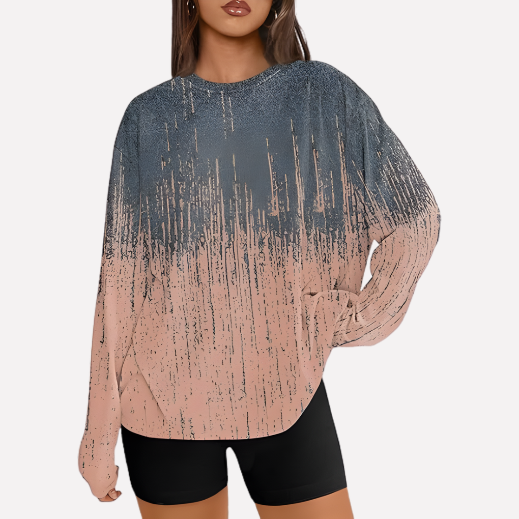Vrouwen oversized shirt met lange mouwen