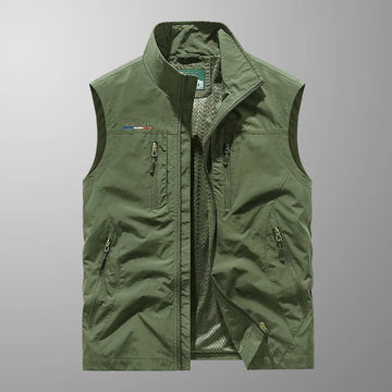 heren vest met meerdere zakken