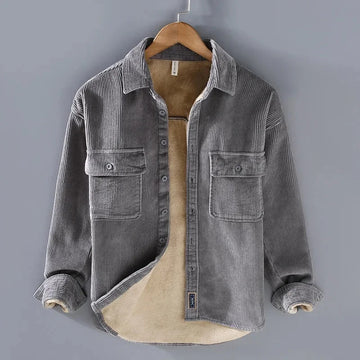 Fleece-gevoerde Corduroy jack